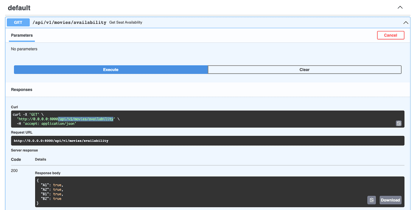 Availability Response